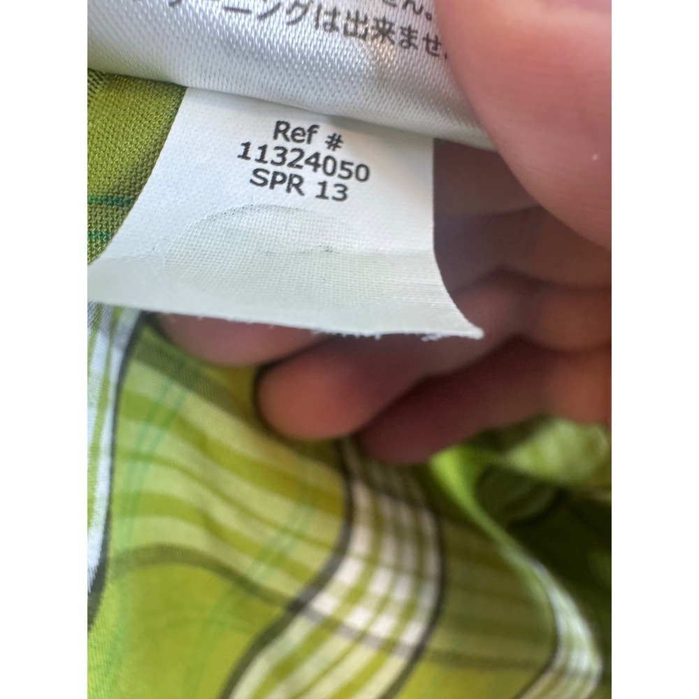 Eddie Bauer First Ascent Mens Green Plaid Long Sleeve Hiking Shirt Small - Picture 9 of 11